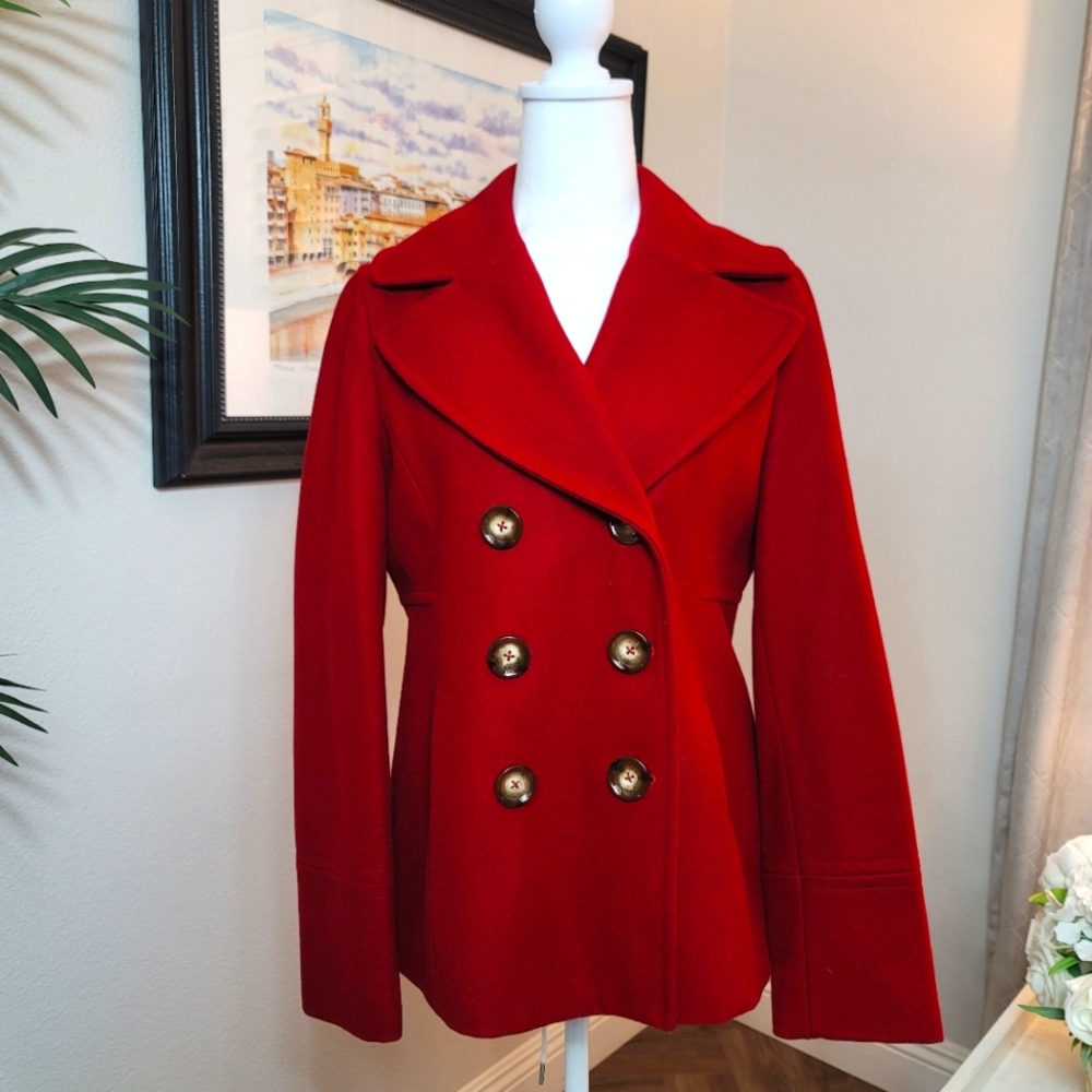 Michael Kors Pea Coat Double Breast